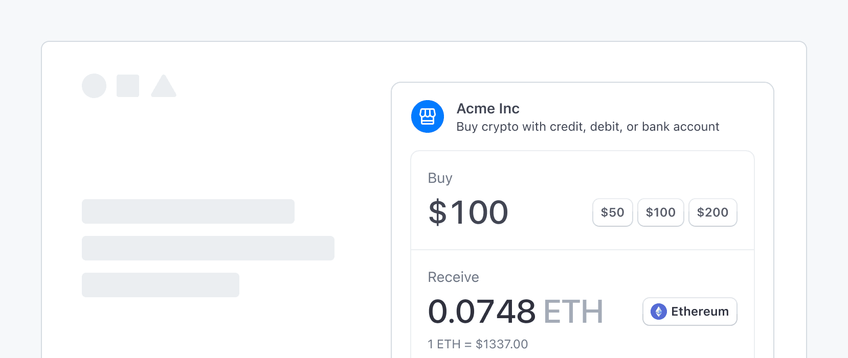 Stripe Crypto Integration
