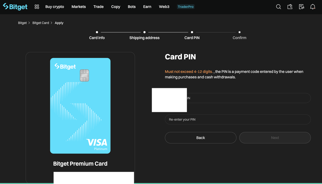 Bitget Wallet Card USDC virtual