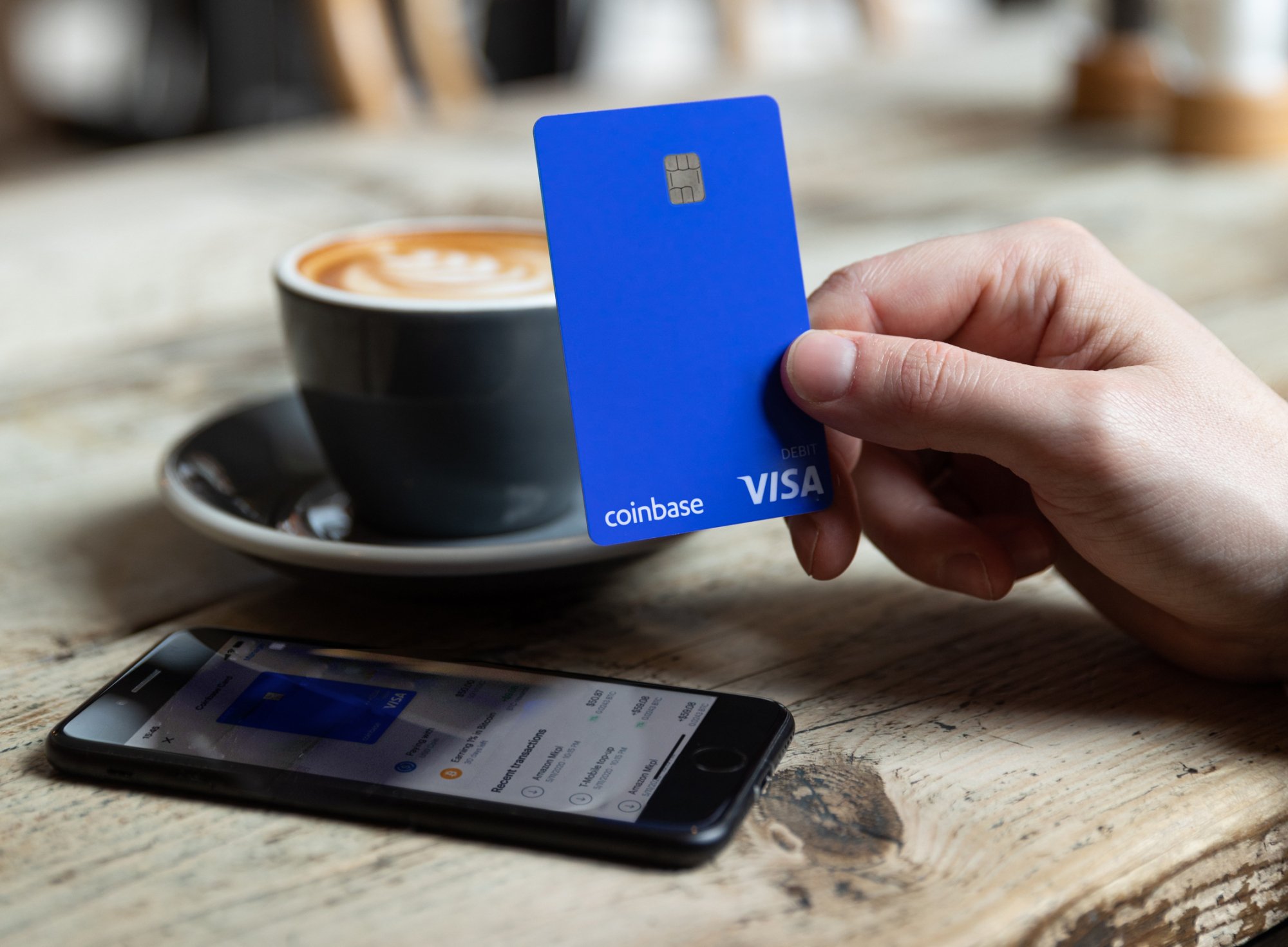 Coinbase Card debit card image