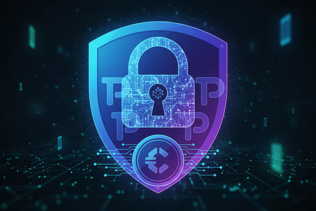 privacy shield lock icon crypto