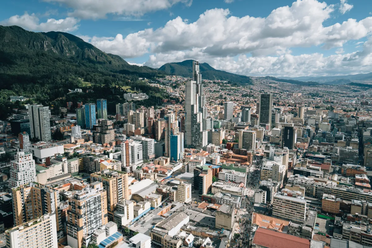 Medellín Colombia digital nomad skyline